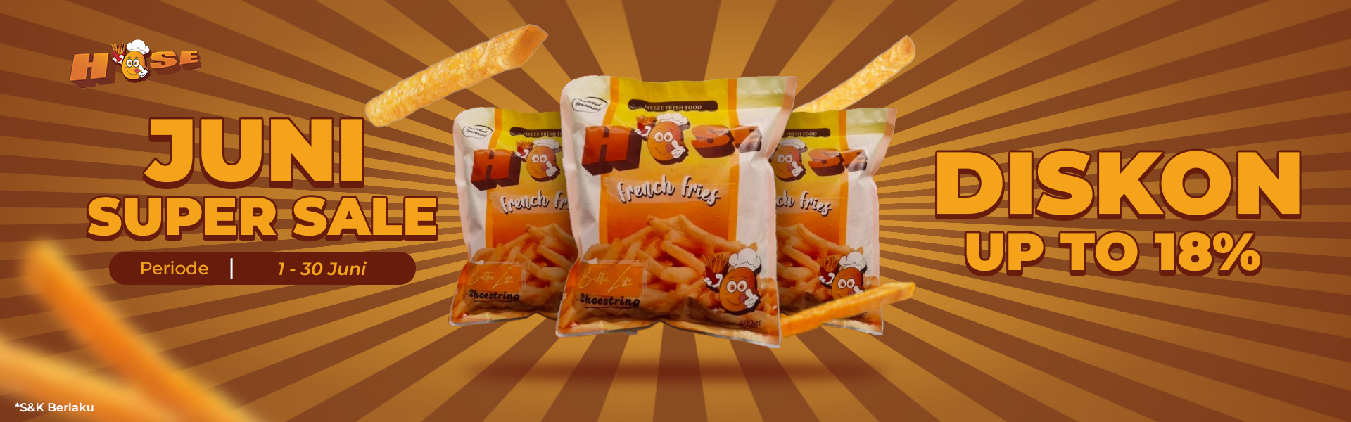 Diskon Kentang Hose Mei